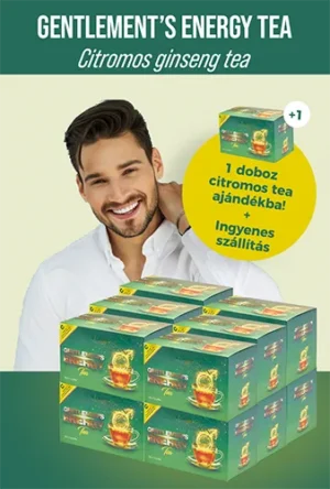 Gentlemen's energy citromos tea 12 doboz