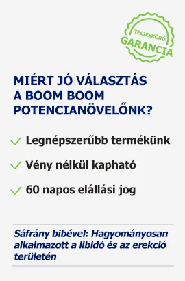 Boom Boom előnyök
