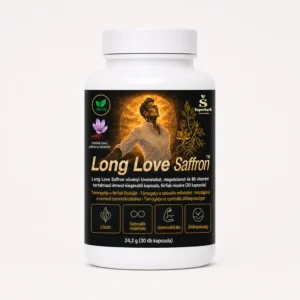 Long Love Saffron 1 doboz – férfi étrend-kiegészítő kapszula, valódi iráni sáfránnyal