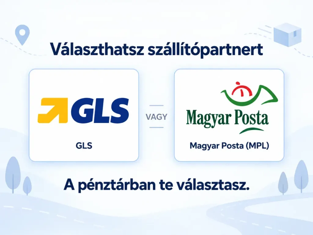 Újdonság: Már GLS-sel is kérheted a csomagod kiszállítását! Gyors, megbÍzható, pontos szállítás