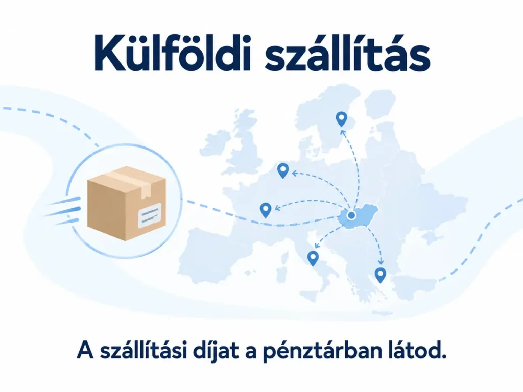 Külföldre is szállítjuk termékeinket